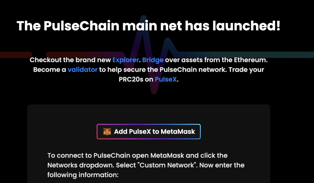 Starten met PulseChain: Een complete gids voor beginners 1 Add PulseX to MetaMask
